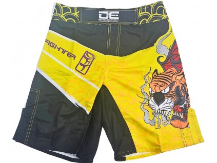 Danger MMA shorts - yellow/black
