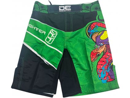 Danger MMA šortky - zeleno/černé