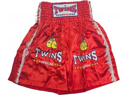 Twins International boxerské šortky - červené