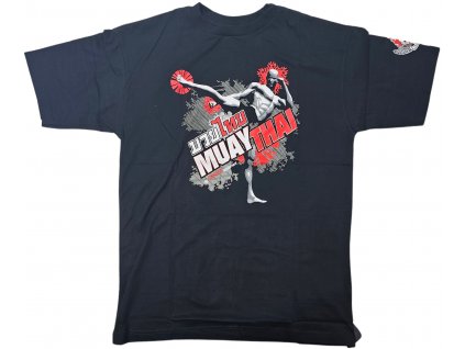 Danger Muay Thai 1 tričko - černé