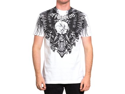 Affliction Crossed Over men's t-shirt - white