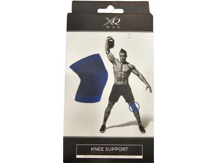 Elastic knee bandage uniform size - blue