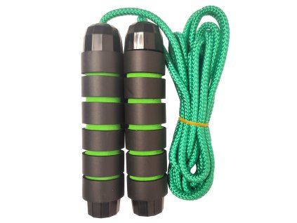 Jump rope with foam handle, adjustable - mixed colors