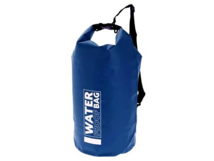 Voděodolný vak 47x31cm, 10 litrů - modrý