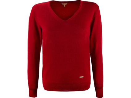 Kama Merino svetr 5104 - červený