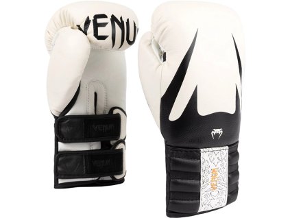 Venum Reverso boxerské rukavice - bílo/černé