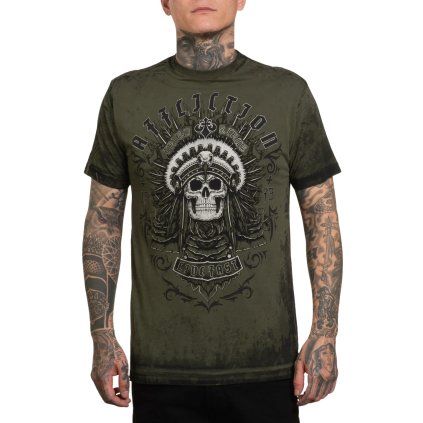 Afflliction Lunar Dust T-shirt - green
