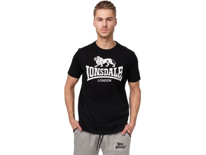 Lonsdale Logo pánské tričko - černé