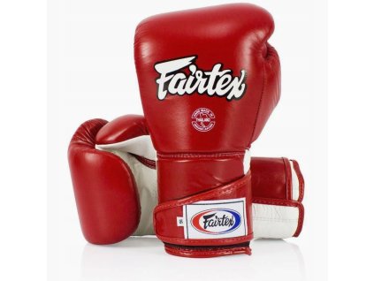 BOXERSKE RUKAVICE FAIRTEX BGV6 red white palm ANGULAR SPARRING 18oz
