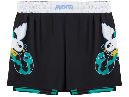 Manto dvojité tréninkové šortky Dove