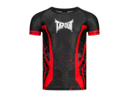 Tapout Kendall men´s rashguard - black/red/white