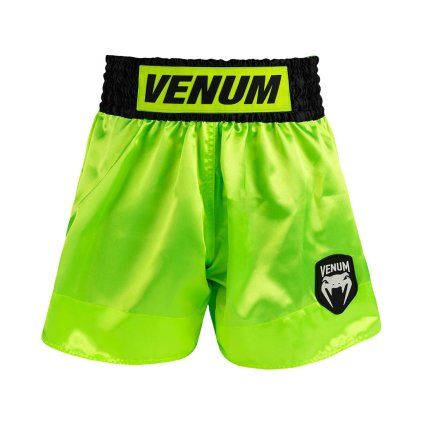 Venum Classic Evo thajské šortky - neon žluté/černé