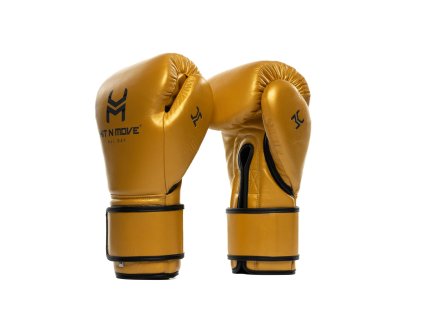 HIT N MOVE All Day® Pro Balance boxerské rukavice Hook and Loop - zlaté
