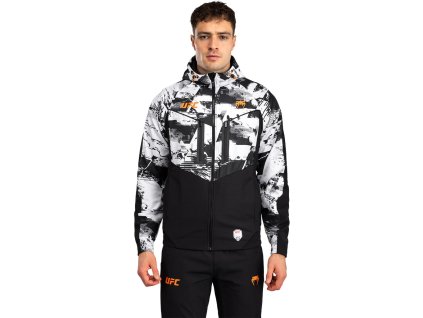 Venum UFC Zenith Authentic Fight Week pánská mikina na zip - bílá