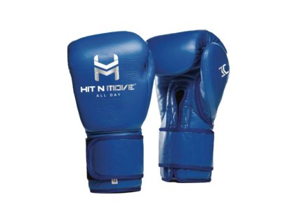 HIT N MOVE All Day® Pro Balance boxing gloves Hook and Loop- blue
