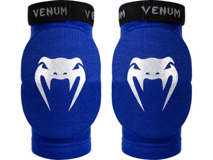 Venum Kontact chrániče loktů - modro/stříbrné