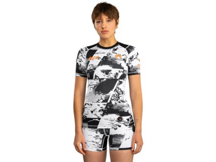 Venum UFC Zenith Authentic Fight Week dámský rashguard kr.rukáv - bílý