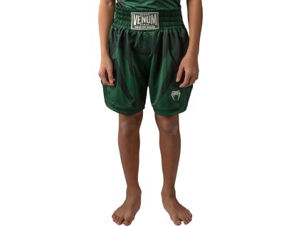 Venum Attack dětské boxerské šortky - zeleno/bílé