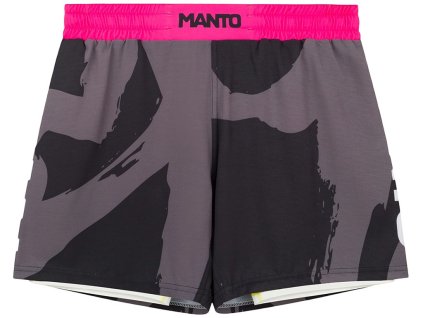 Manto Vortex Dual šortky - černo/šedé