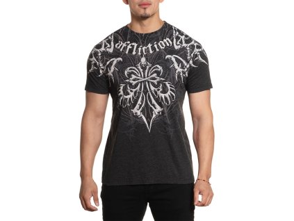 Affliction Skeleton tričko - černé