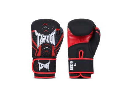 Tapout Buckeye boxerské rukavice - černo/červeno/bílé
