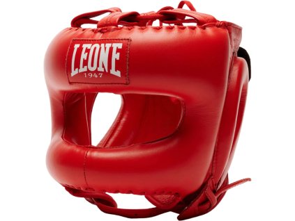 Leone 1947 kožená boxerská helma Greatest - červená