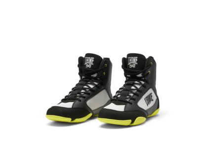 cze pm Boxerske boty Leone Premium cerne limetkove 6804 7