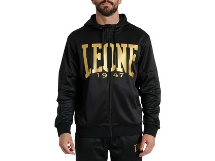 Leone 1947 DNA mikina s kapucí - černo/zlatá