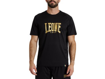 Leone 1947 funkční tričko DNA Logo - černo/zlaté