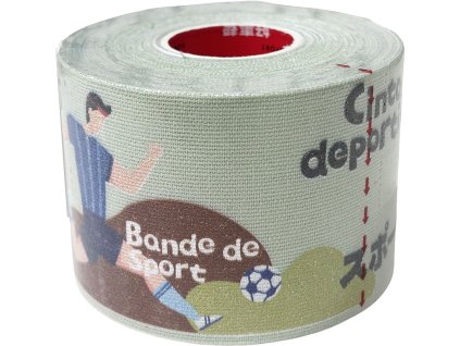Howsport kinezio tejpy s potiskem 5 cm x 5 m - zelené