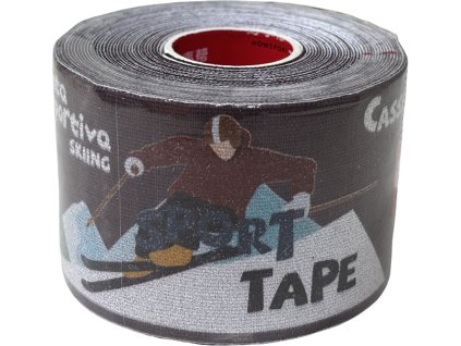 Howsport kinezio tejpy s potiskem 5 cm x 5 m - tm.hnědé