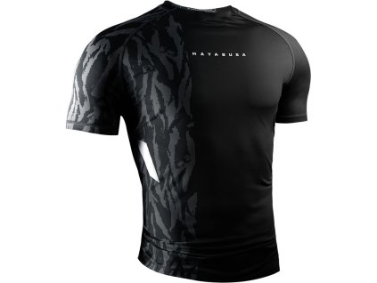 Hayabusa Apex pánský rashguard krátký rukáv - černý