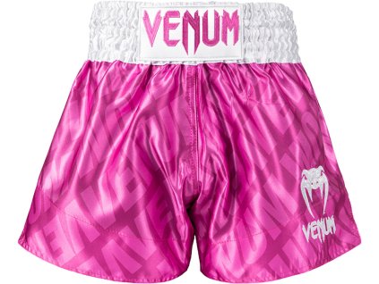 Venum Contender XT Muay Thai šortky - růžovo/bílé