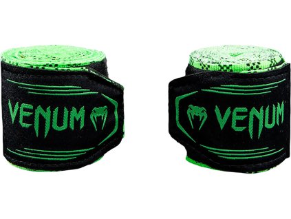 Venum Tartan boxerské bandáže 3 m - neon zelené