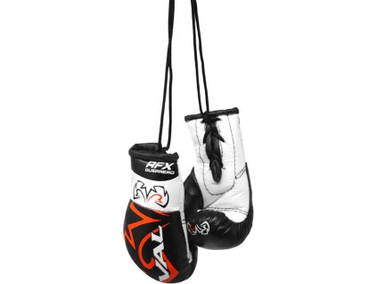 RIVAL boxerské mini rukavičky, pár - černo/bílé