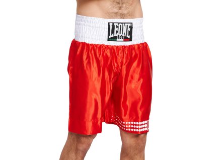 Leone 1947 boxerské šortky - červeno/bílé