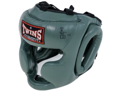 Twins boxerská helma HGS3 - olivově zelená
