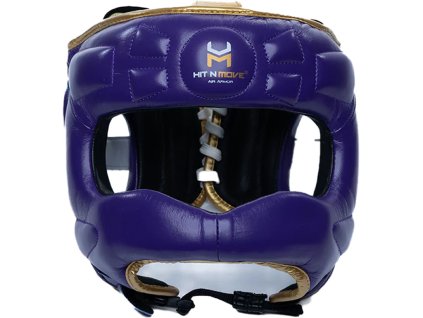HIT N MOVE Face Saver boxerská helma - fialová