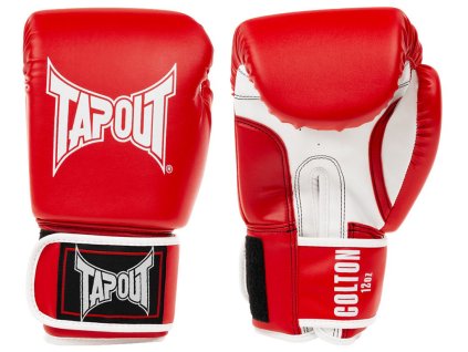 Tapout Colton boxerské rukavice - červeno/bílé