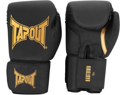 Tapout Ragtown boxerské rukavice - černo/zlaté