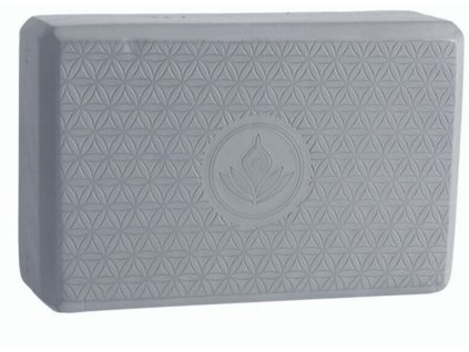 Yoga kostka 7.5x15x22.5 cm - šedá