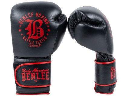 Benlee Toxey Spar kožené boxerské rukavice - černo/červené