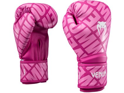 Venum Contender 1.5 XT 3D boxerské rukavice - růžovo/bílé