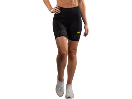 Venum Lazer dámské kompresní šortky - černo/žluté