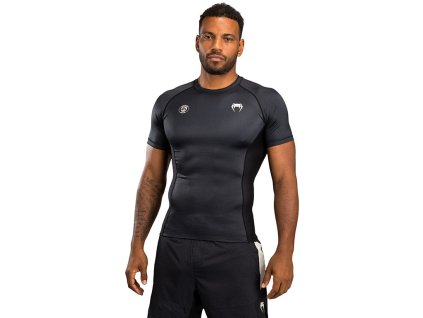Venum x Roger Gracie Academy rashguard krátký rukáv - černý