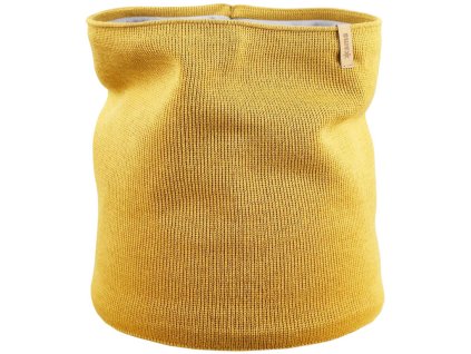 Kama Pletený Merino nákrčník S31 - žlutý