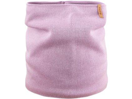 Pletený Merino nákrčník Kama S31 - růžový