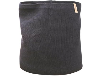 Pletený Merino nákrčník Kama S31 - tmavě šedý