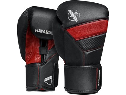 Hayabusa T3 boxerské rukavice - černo/červené