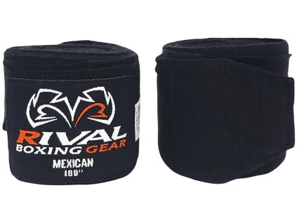 RIVAL MEXICAN BOXERSKÉ BANDÁŽE 5,3 m - ČERNÉ